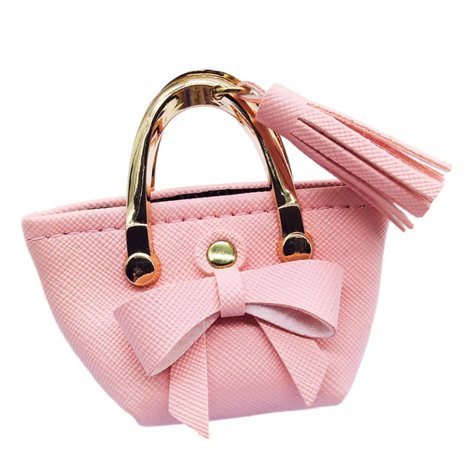 Borsa Tote Miniatura alla Moda in Scala 1:6 per Bambole BJD, Accessori per Outfit, Decorazione Casa delle Bambole in Pelle PU, Regalo