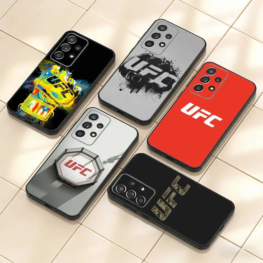 Combat UFC Logo   Phone Case For Samsung S25,S24,S21,S22,S23,S30,Ultra,S20,Plus,Fe,Note,10,9,5G Black Cover