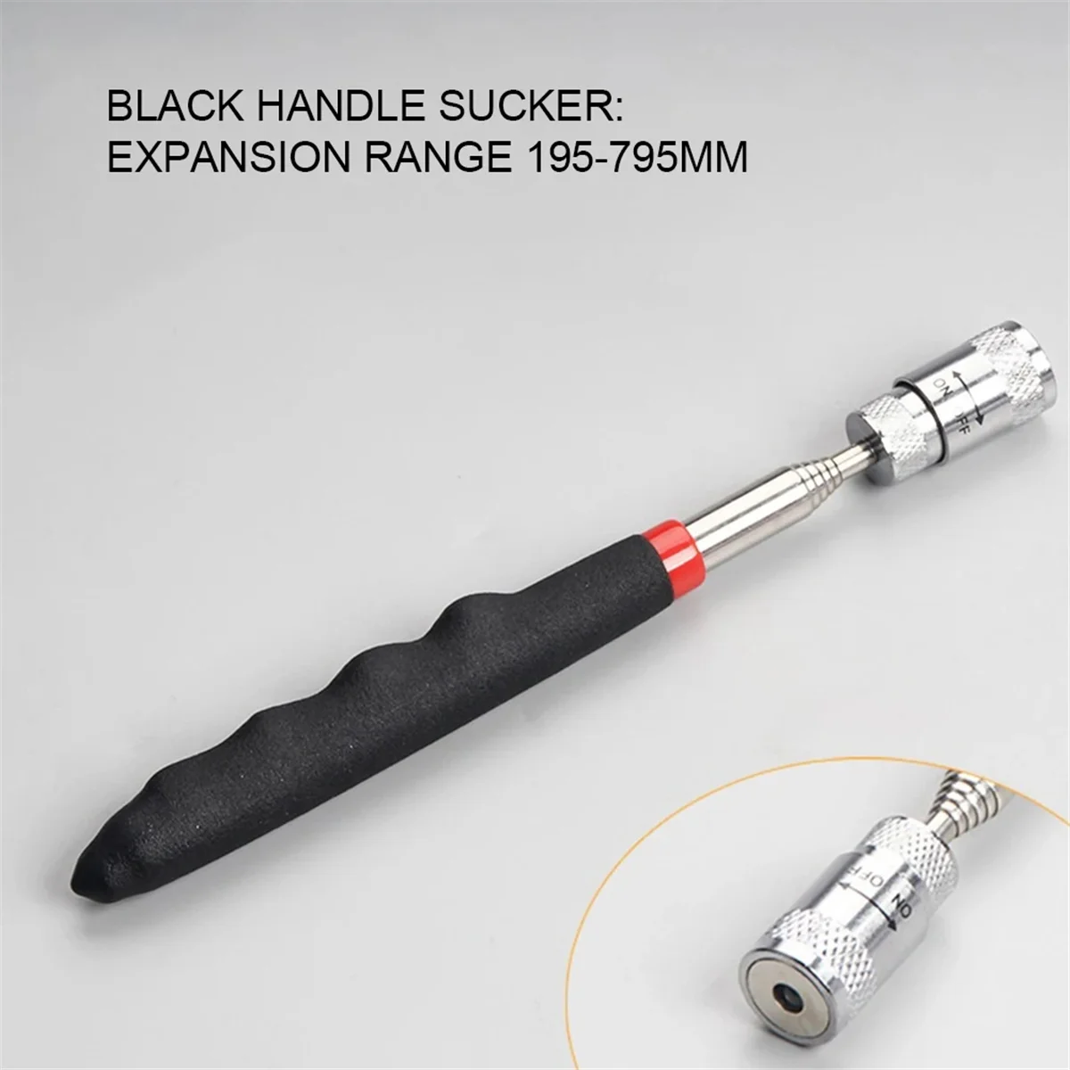 A002 5pcs Mechanical Repair Tools Adjustable Automotive Telescopic Detection Lens Inspection Mirror Magnet Attractor Set