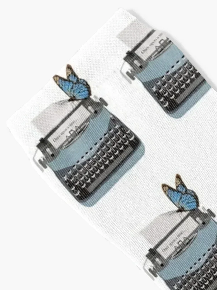 Typewriter Socks moving stockings aesthetic Socks Woman Men's