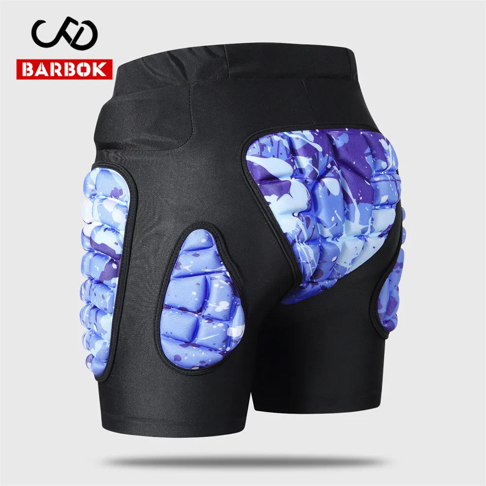 BARBOK Outdoor Sports Ski Kids Butt Protection Shorts Skate Protection Skiing Protector Skating Protective Hip Padded Shorts