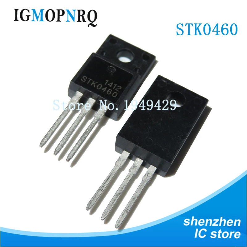 10PCS STK0460 TO-220 STK0460F TO-220F 600V 4A new