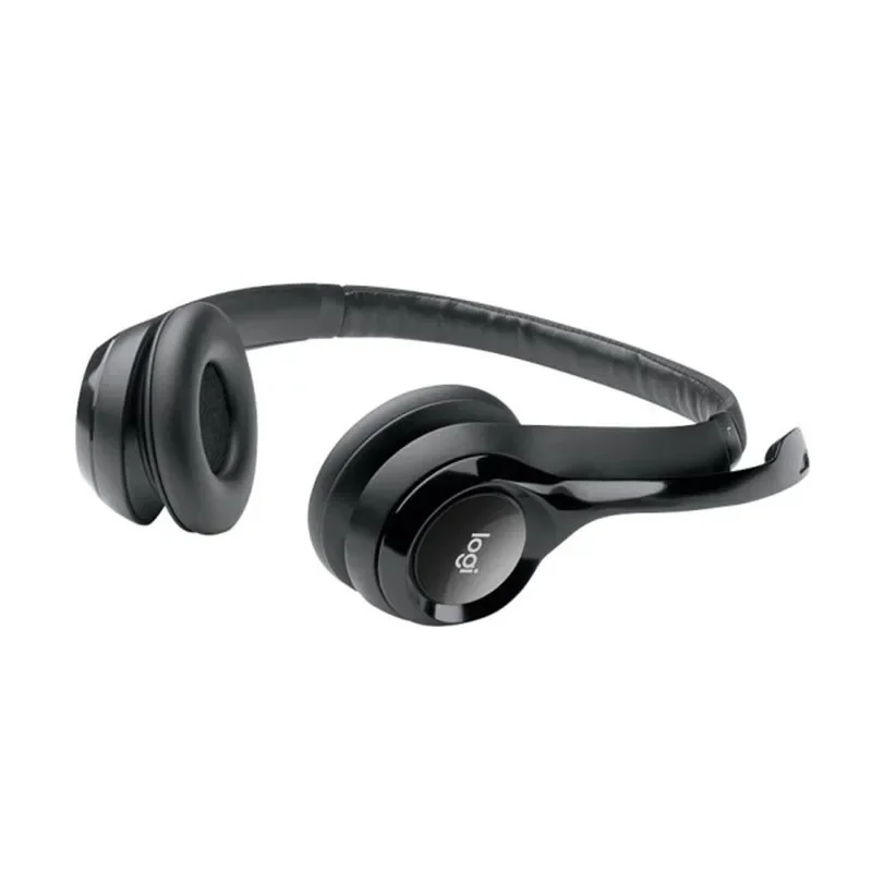 H390 Wired Computer Headset With Noise Reduction Foldable MicWith Volume/Mute Control Earphone