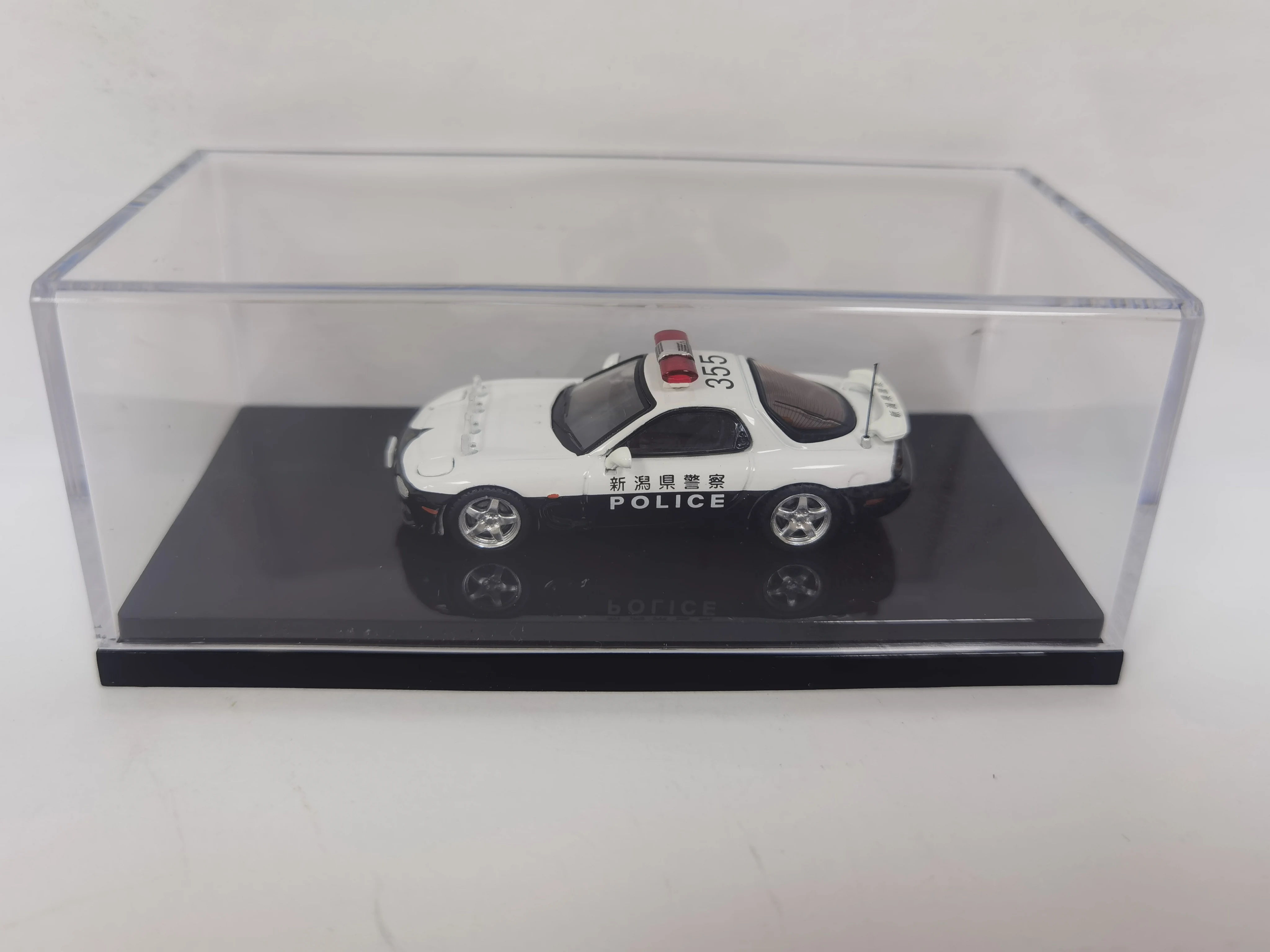 Diecsat 1/64 Mazda RX-7 FD3S Niigata Police Traffic Patrol Car