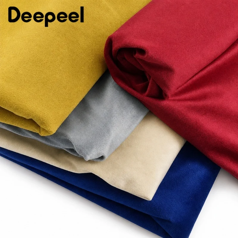 

90*150cm Soft Thick Velvet Flannelette Fabric Plush Cloth for Sewing Garment Doll Home Decoration Fabrics DIY Crafts Accessories