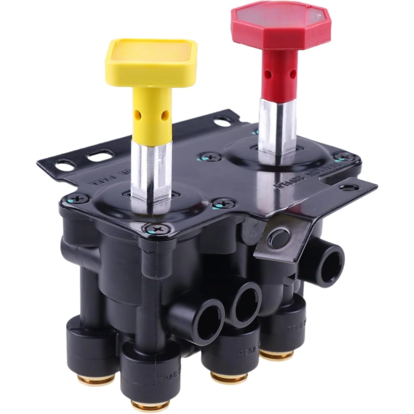 US  Dual Manifold Dash Valve KN20619 for Haldex RKN20619 3/8″ Push to Connect 1/4″ Unthreaded Mount Hole Trailer Parking Style