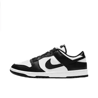 Nike Dunk Wear-resistant Unisex Black And White Sports Fashion Wear-resistant Casual Classic Retro Sneakersmultipurpose Skateboa
