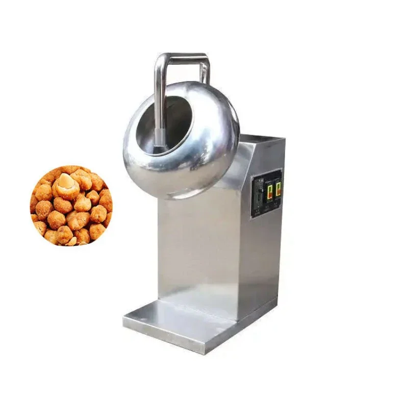 

High-Quality Fully Automatic Chocolate Nut Peanut Almond Coating Machine