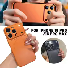 Transforme instantaneamente em para iphone 17 janela grande para iphone 16 pro/16 pro max cobertura adsorção magnética à prova de choque