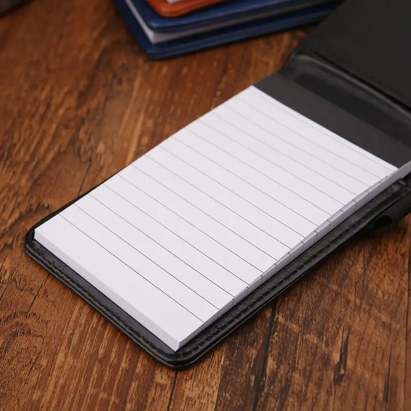 Multifunction Notebook Small Notepad Note Book Leather Cover B