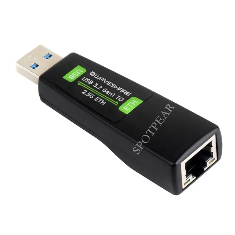 Picture 4: USB TO 2.5G Ethernet Port Converter RJ45 RTL8156B Driver-Free For macOS/Linux/Android/Windows