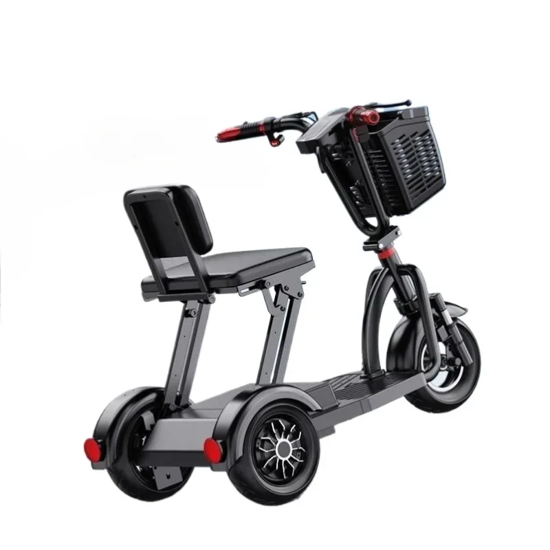 Elderly Scooter Electric Tricycle Battery Car Can Lift Chargable Lithium Battery Foldable and Portable Adult Electric Motorcycle