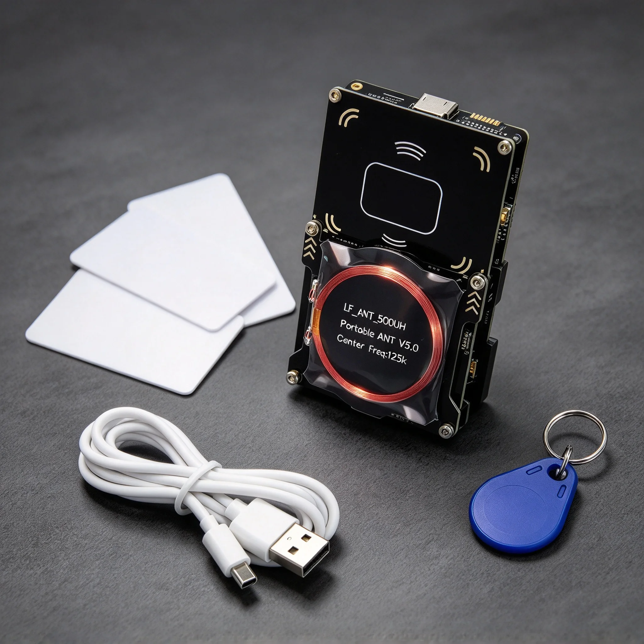 Proxmark3 Easy V5.0 Dev Rfid Reader Writer Kit, 512m Memory Nfc Em4X Uid Card Cloning Copier, USB Device