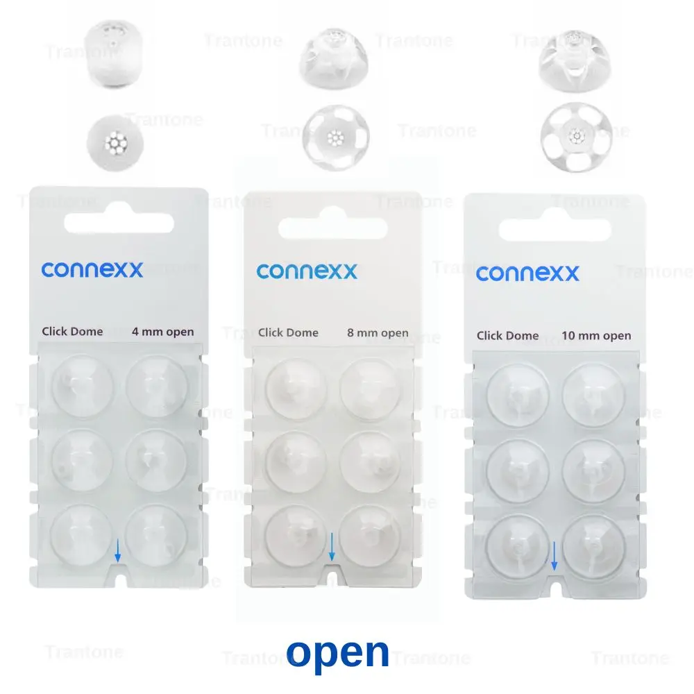 

Signia Click Sleeve Original Silicone Eardome Ear Tips Suit for Signia Rexton Vibe CIC ITC and RIC Model Hering Aids One unite