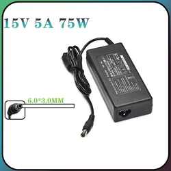 15V 5A 6.3*3.0mm AC Adapter Charger Power Supply For Toshiba Tecra A6 A7 A8 A9 A10 Laptop Satellite M3 M10 M15 M20 M30 M35 M45