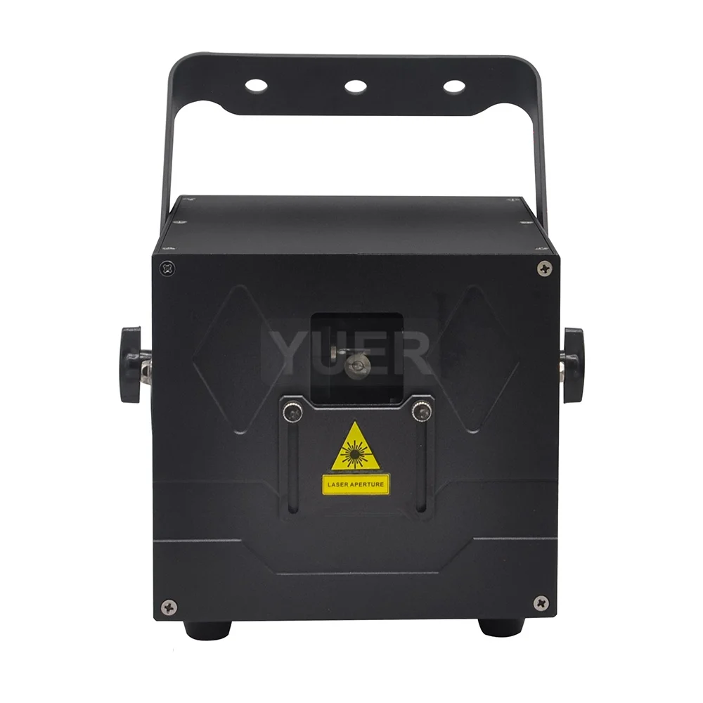 YUER ILDA 6W RGB Laser Light Animation Beam Scanner Stage Laser Projector DJ Disco Bar Club Party Dance Wedding Effect Show