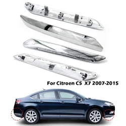 Car Chrome Front Rear Bumper Cover Trim Strip Decoration For Citroen C5 X7 2007-2015 Anti-scratch Protection Styling Cover