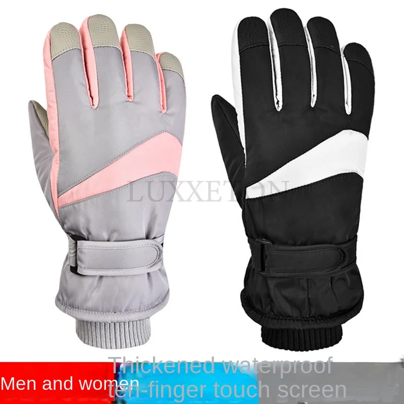 

Cotton Men Women Gloves Winter Outdoor Windproof Mankind Glove Ski Riding Keep Warm Climbing Outdoor Unisex Mitten