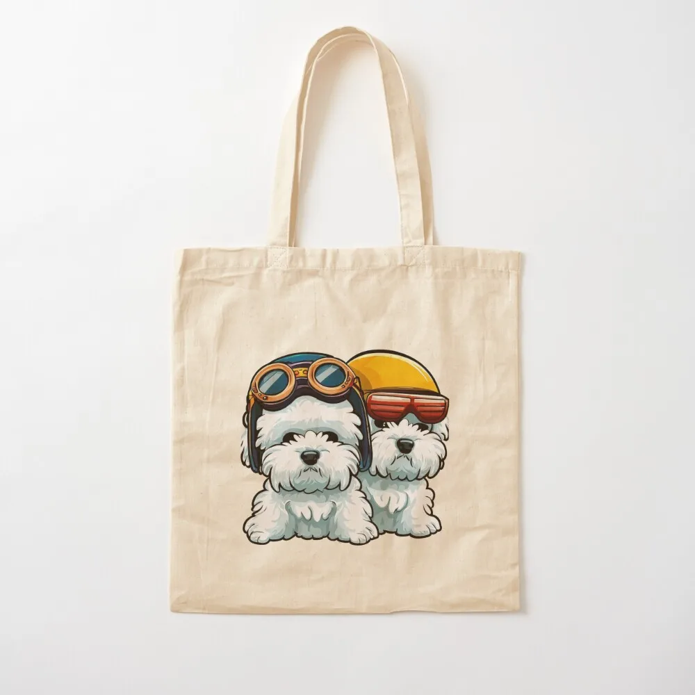 

Maltese Sticker Tote Bag Women's shopper bag bag luxury women Women bags