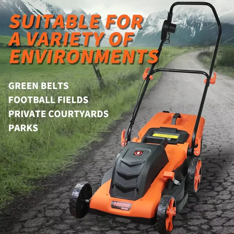 Hand Push Electric Lawn Mower Lithium Battery Household Lawn Mower Orchard Lawn Mower