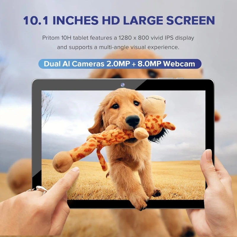 10.1 بوصة 2 جيجابايت رام 32 جيجابايت روم أندرويد 11 الكمبيوتر اللوحي FX10 وحدة المعالجة المركزية WIFI 802.11b/g/n وحدة المعالجة المركزية Allwinner A133 رباعية النواة 1.4 جيجا هرتز