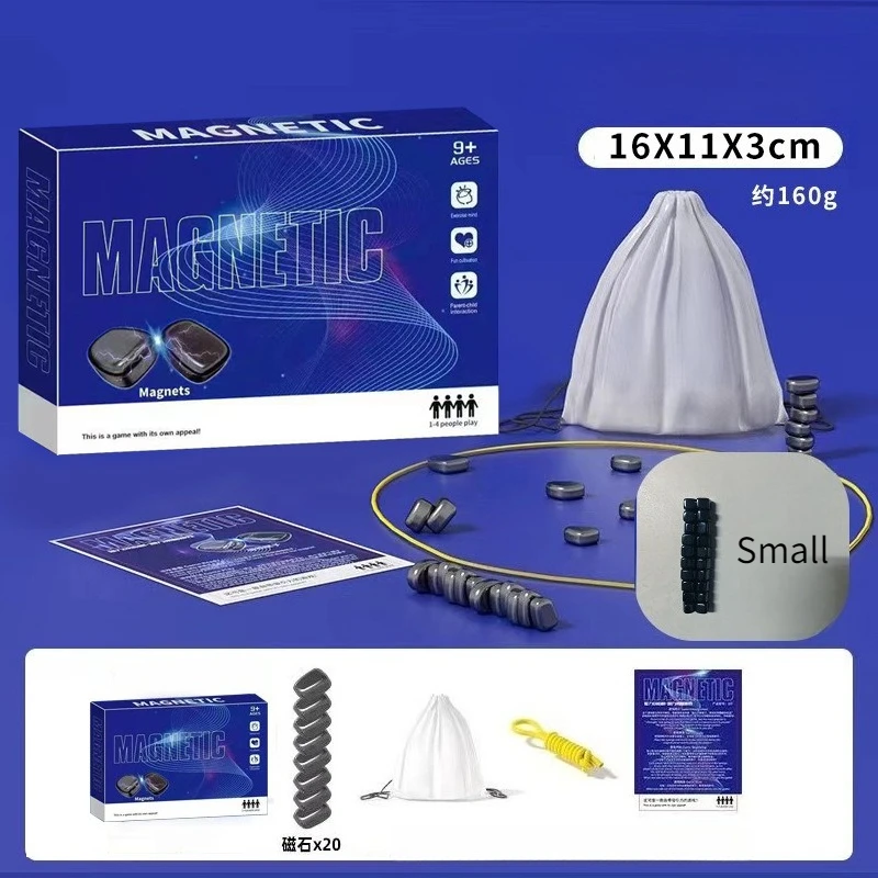 Мини-портативная магнитная шахматная игра, интеллектуальная боевая игра, стратегическая игра для детей и взрослых, забавная многопользовательская магнитная настольная игра