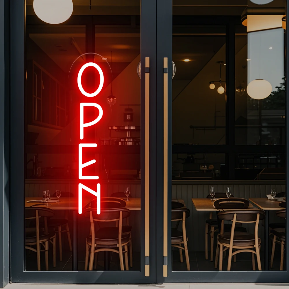 علامة النيون المفتوحة مرحبا بكم في متجر ديكور شريط مفتوح حديث ضوء النيون علامة مفتوحة للأعمال اليدوية مخصصة مصباح ليد ديكور الحائط #4