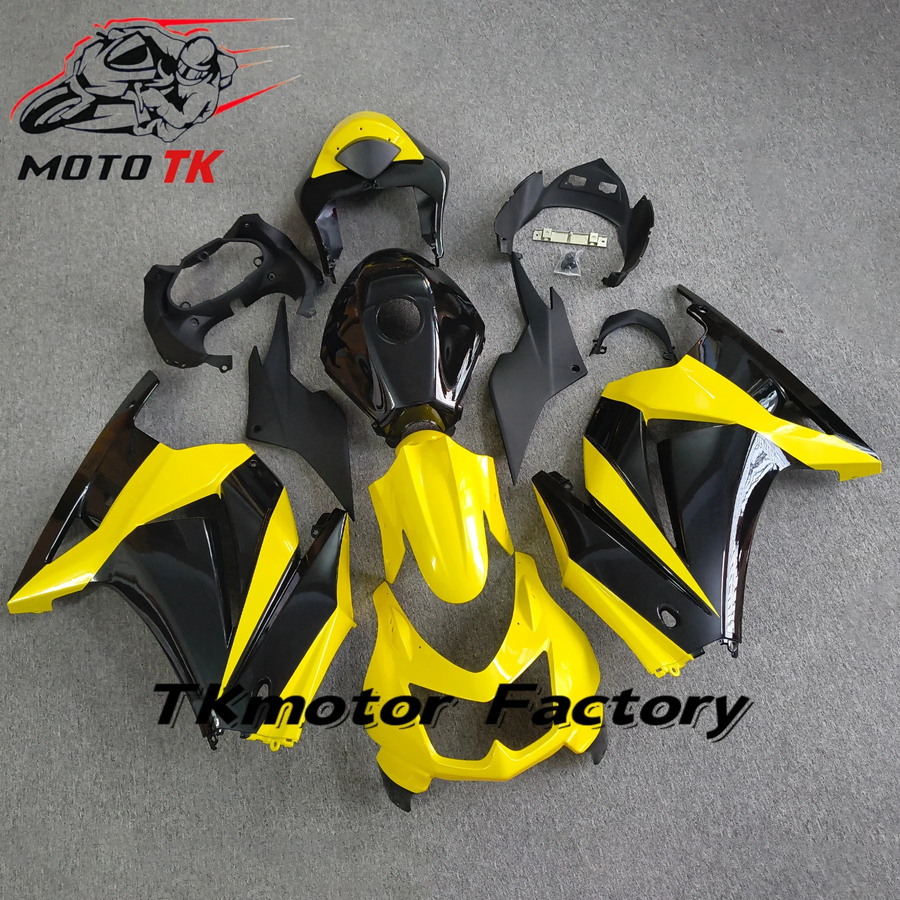 Full Fairing Kit For Kawasaki Ninja250 EX250R 2008‑2012 Injection Mold Complete Motorcycle Bodywork Replacement Accessories