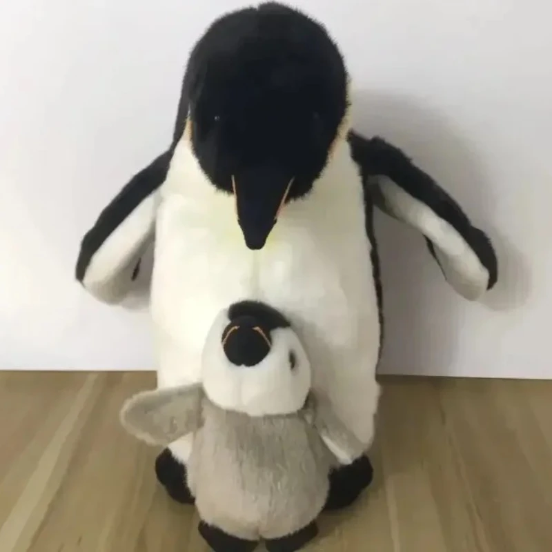 

28 см имитация реалистичного пингвина для мамы и сына, плюшевая игрушка, мягкие игрушки, кукла, подарки на день рождения, Рождество