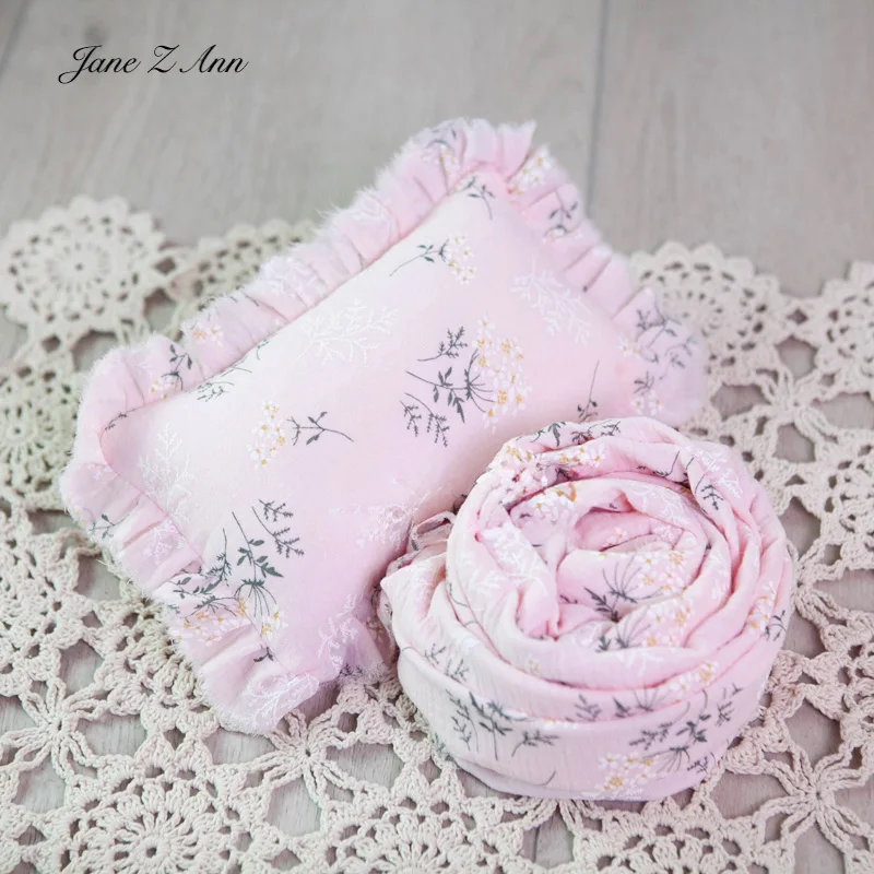 Newborn Photography Wrap Pillow Countryside Print Set  Baby Photo Pillow +Print Style Wrap Cloth