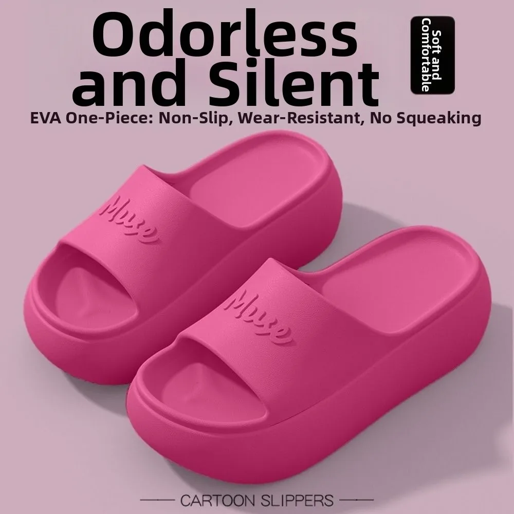

New Hot Non-slip Thick Sole Slippers Summer Style Height Increasing Home Slippers Comfort Platform Sole Slippers Summer Outdoor