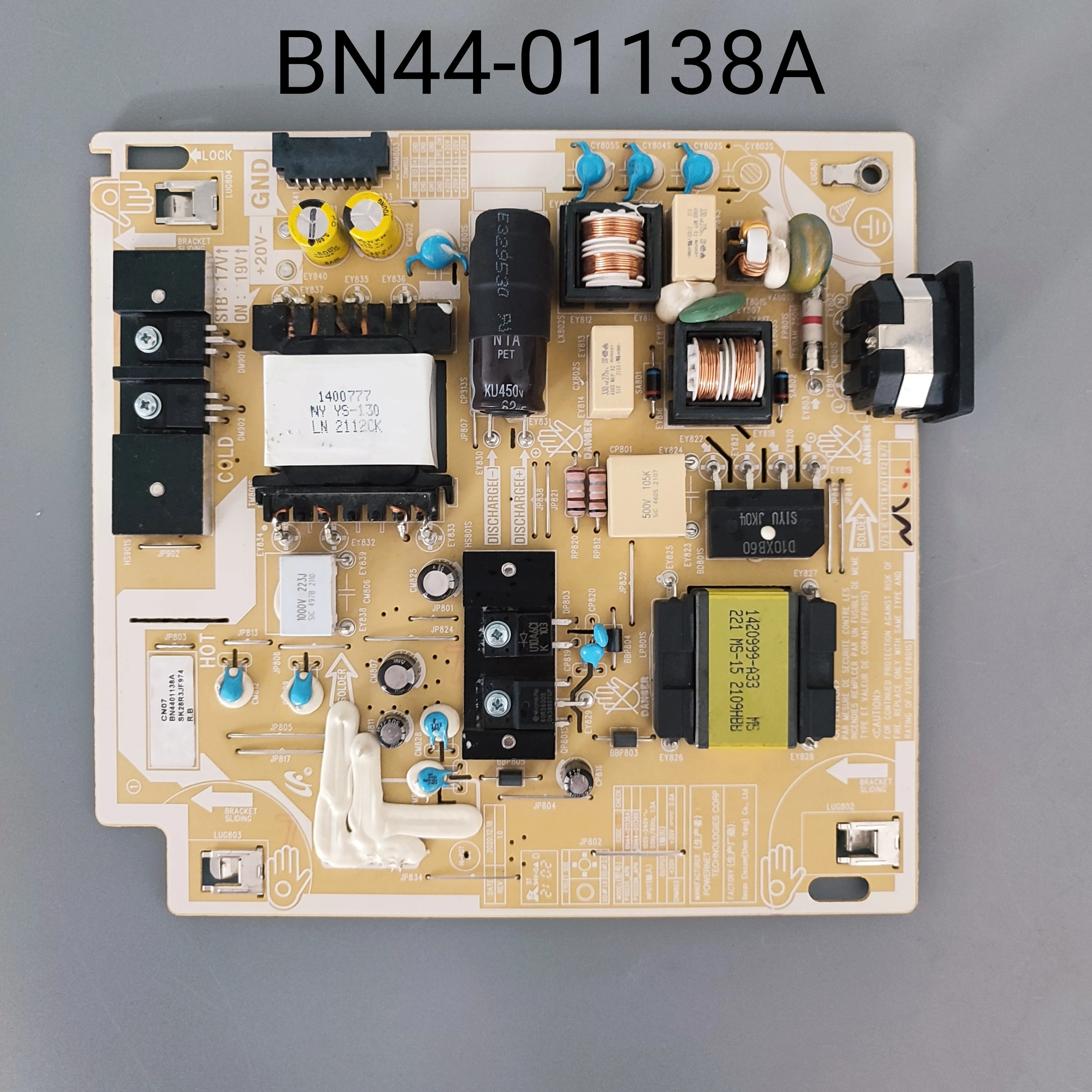 FOR SAMSUNG BN44-01138A S24A600U P10020N_APN POWER SUPPLY BOARD Has Been Tested To Work Properly Apply to Monitor S24A600UCC