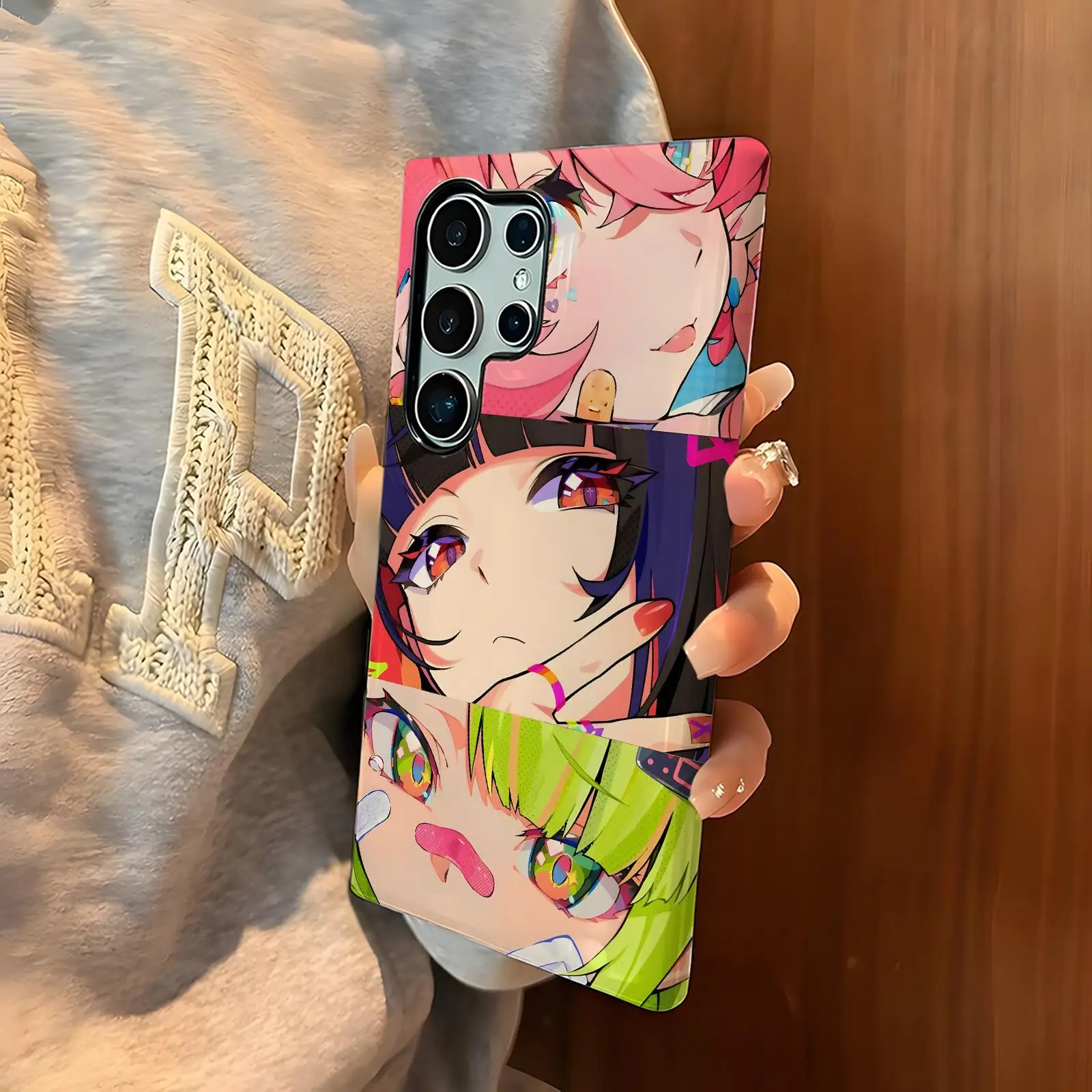 Phone Case For Samsung Galaxy S26 25 S24 S23 S22 S21 Ultra Zenless Zone Zero Sunna Glossy Film Phone Case