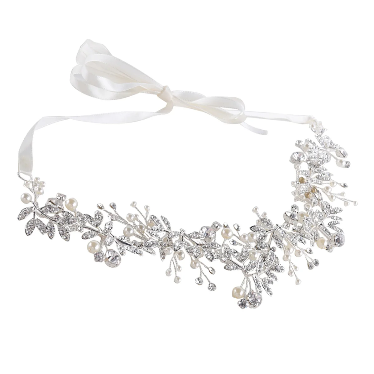 Handmade Crystal Rhinestones Wedding Headband Bridal Hair Accessory Headpieces