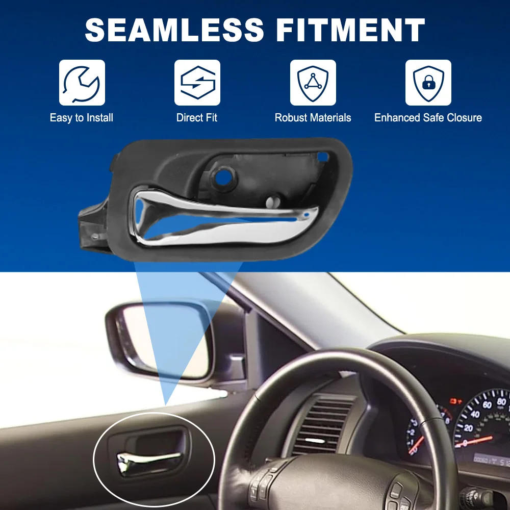 For Honda Accord Sedan 2003 2004 2005 2006 2007 4Pcs  Car Interior Door Handle Pull Trim Front Rear Left Right 72120SDAA02ZC