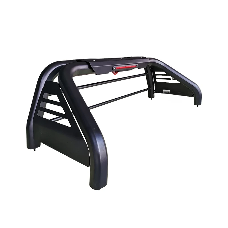 Premium Stainless Steel Black Powder Pickup Roll Bar Anti‑rust Anti‑rolling Frame For Auto Exterior Modification