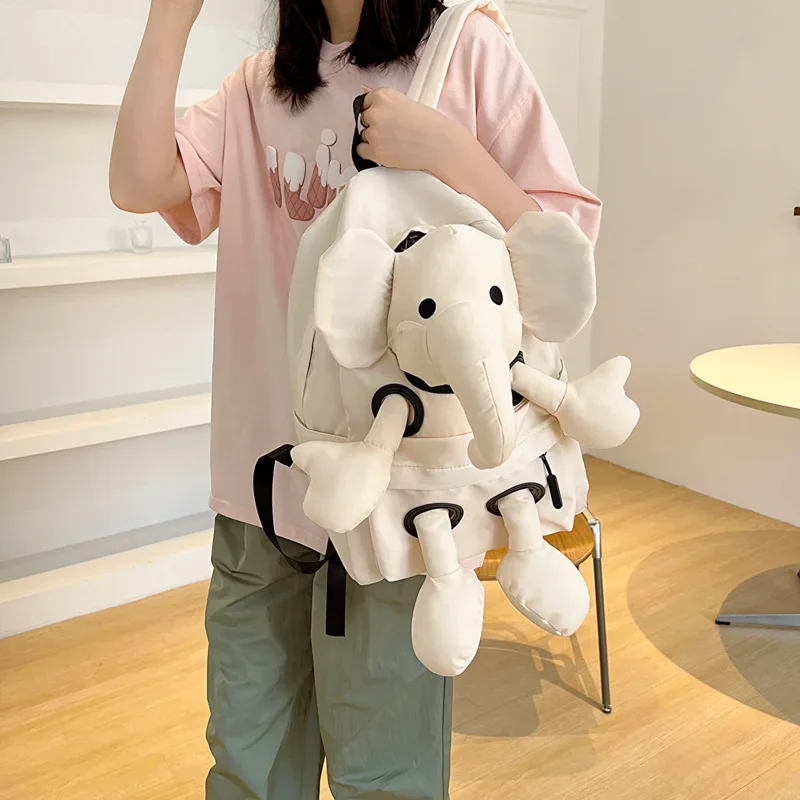 Kids Backpacks for Boy Cute Backpack Elephant Nylon Backpack Large Capacity Toddler Backpack Back To School Bags Mochila Рюкзак