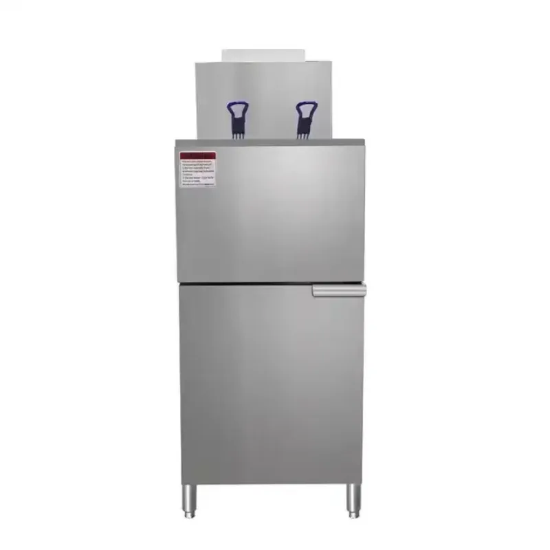 

Commercial 1 Tank 2 Basket Deep Fryer Commercial Potato LPG Nature Deep Fryer Frying Machine For Fast Food Restaurant