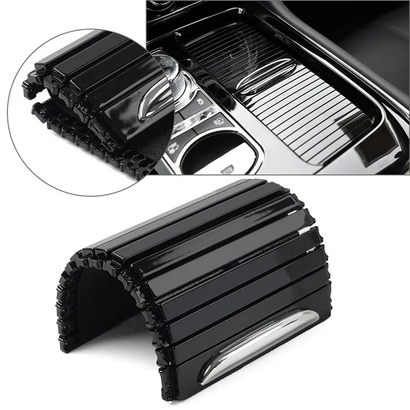 Durable-Car Center Console Cup Holder Roller Blind C2D60258 For Jaguar XJ XJR 2010-2019 Armrest Box Roller Curtain