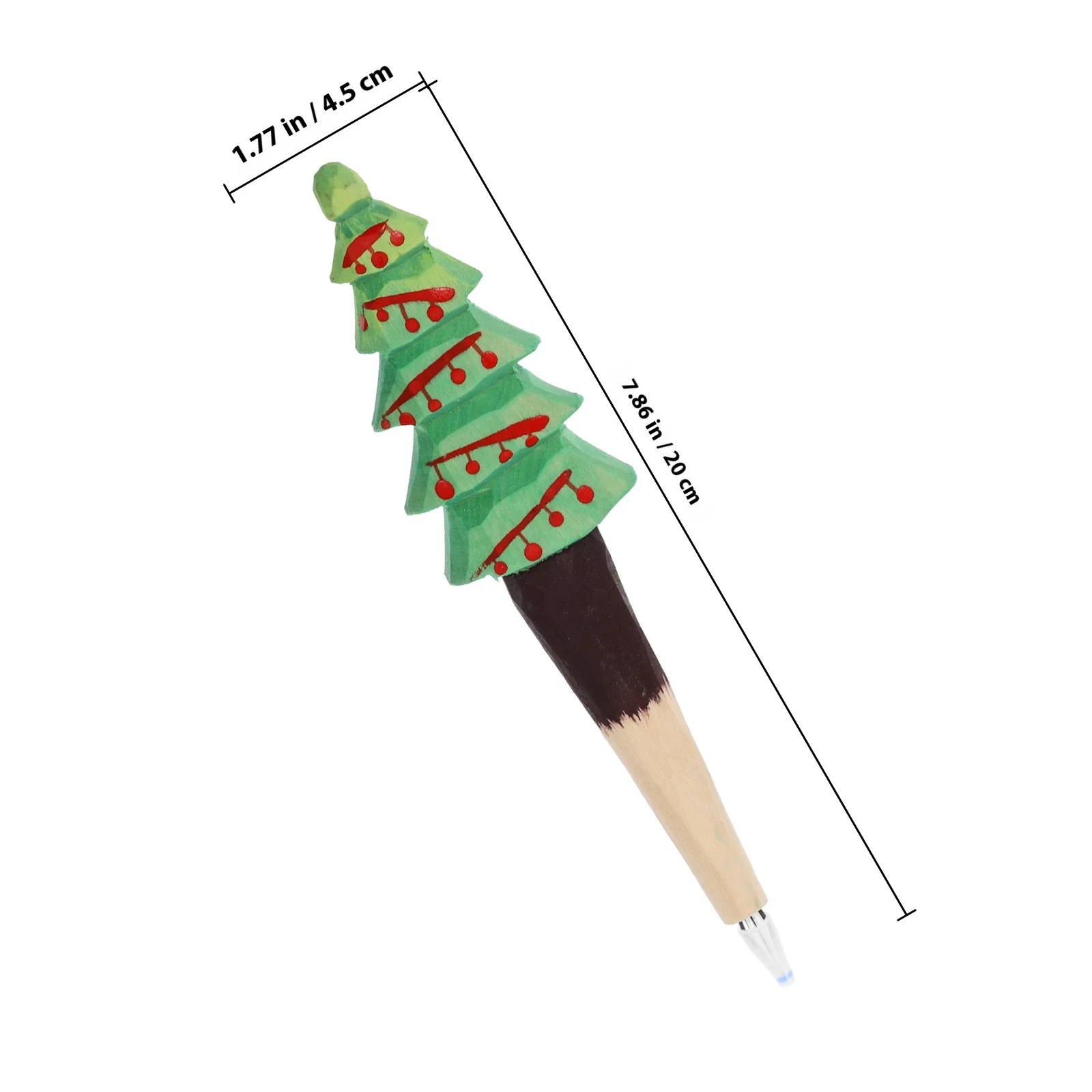 Christmas Gel Ink Pens Set Novelty Xmas Tree Design Black Ink Holiday School Office Supplies Christmas Themed Writing Pens