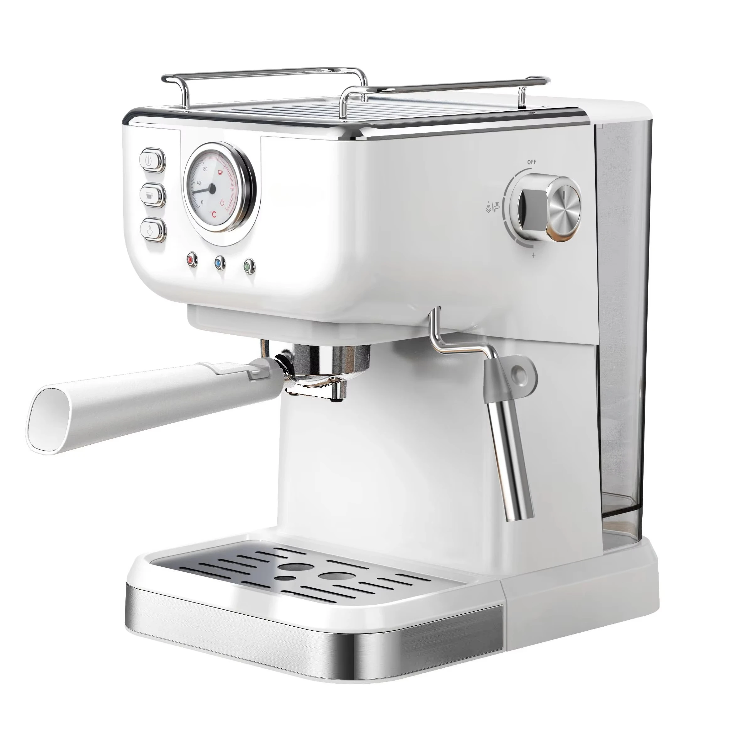 New Cheap Smart Home Office Semi Automatic Electric Coffee Maker Espresso Machine for Restaurant Cafe