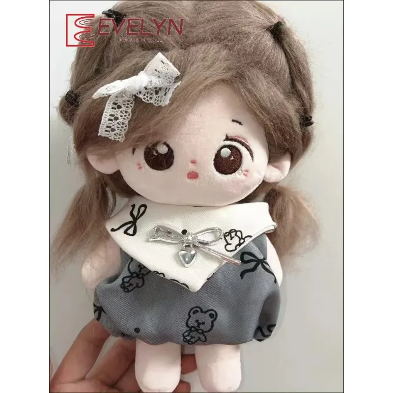 

Evelyn 20cm plush doll costume, cute and sweet style, spring and autumn set, no attributes, high-quality doll set