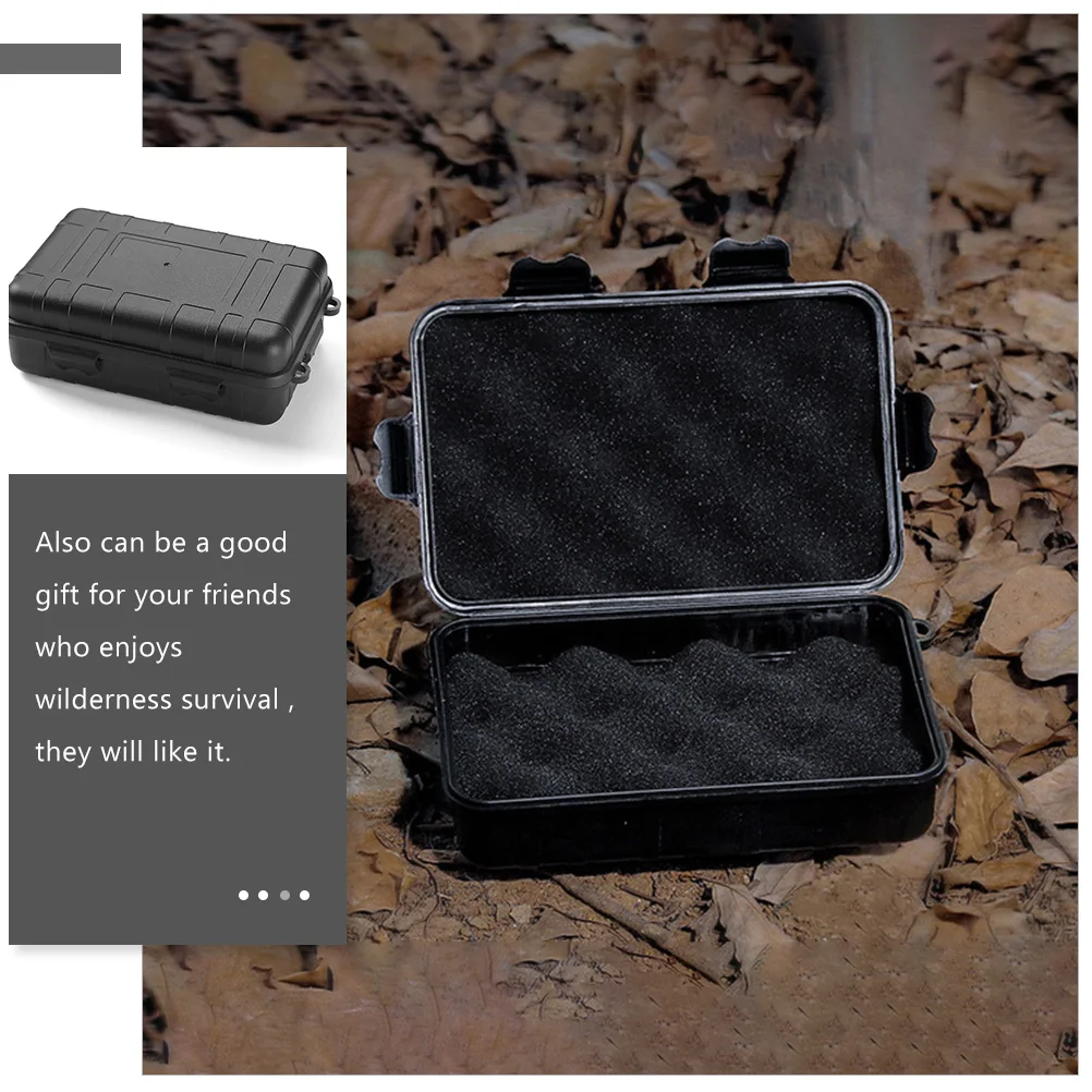 

2pcs Outdoor Tool Box Wear-Resistant Multi-Function Accessory Portable Shockproof Storage Case For Camping Hiking Durable Pp