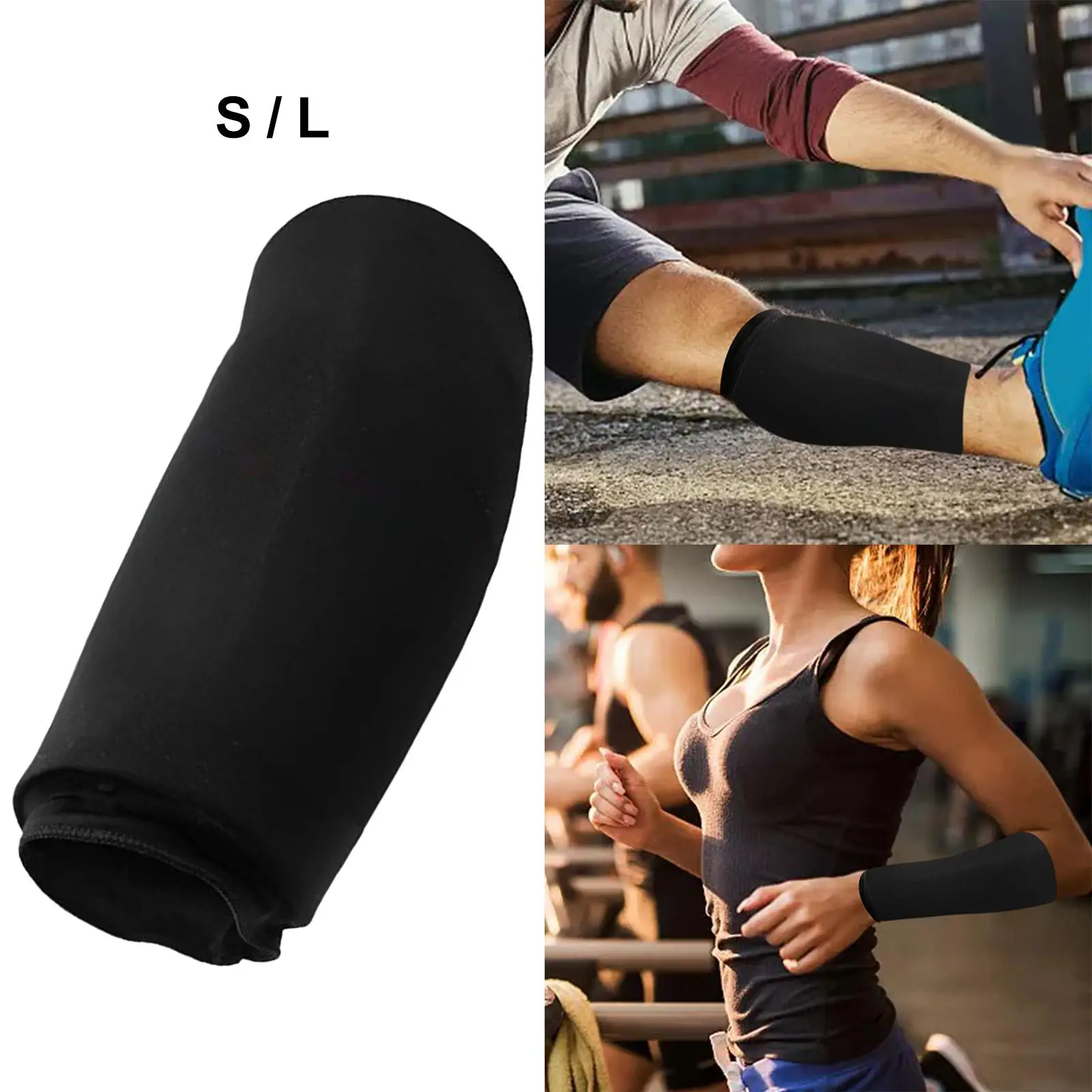 Elbow Ice Pack Hot & Cold Elbow Brace Gel Ice Wrap Compression Sleeve for Wrist Swelling Soreness Reduce Joint Pain Bruising