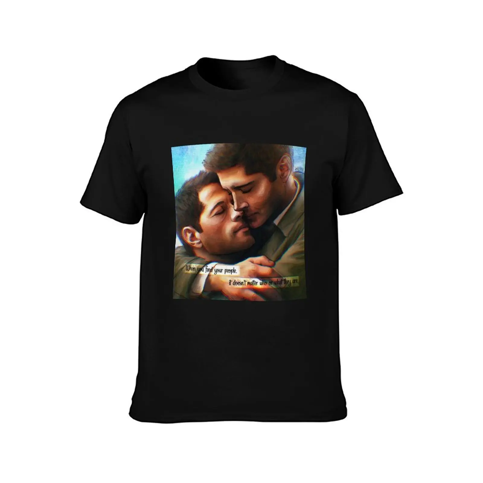 Destiel confession T-Shirt Quick Dry Training Short Sleeve Tee T-Shirt