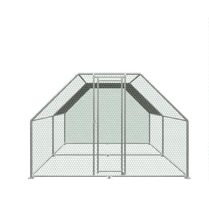 Outdoor Large Walk In Rabbit Metal Wire Chicken Pen Enclosure Run Cage 4*3m Chicken Run Cage