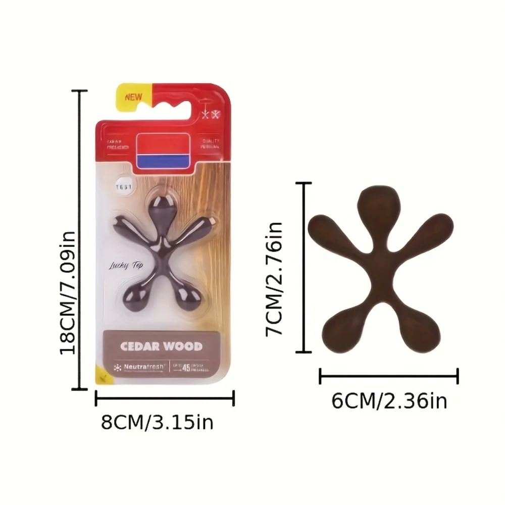 Car Aroma Clip Hanging Accessories Dual Purpose Design Long Lasting Fragrance Exquisite Car Gift for Drivers