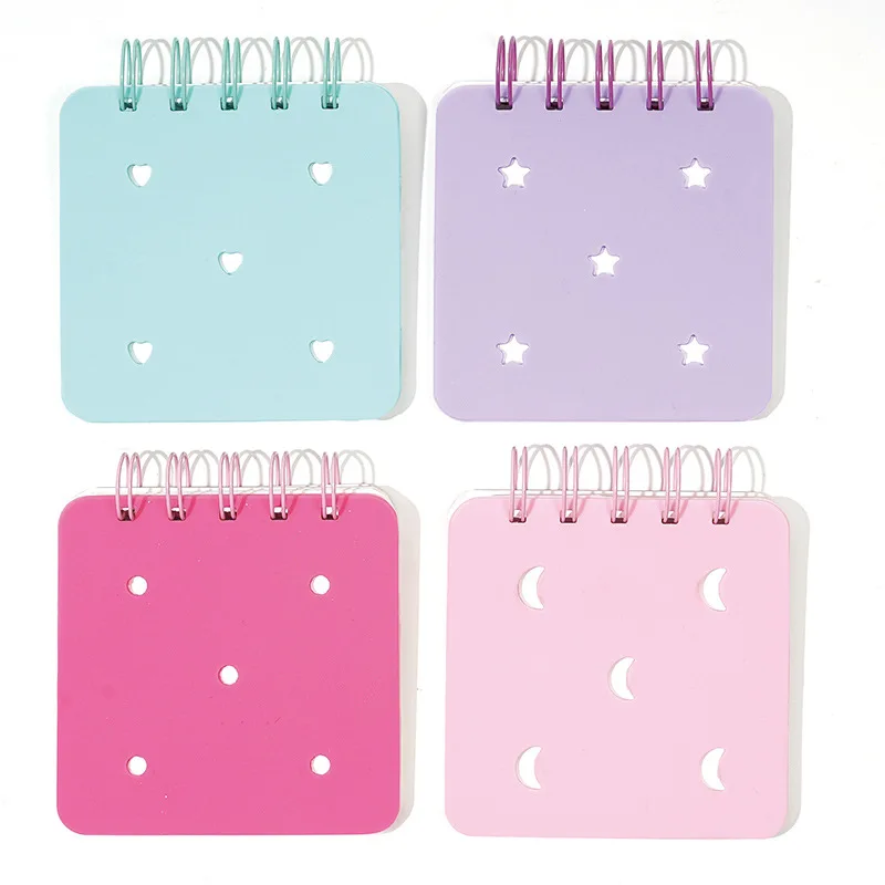 DIY Silicone Cover Portable Note Book Removable Coil Book Notebook  Office Accessories