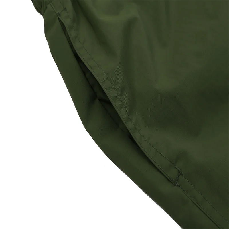 Green Fashion Shorts Men Women Badge Nylon Double Layer Lnner Mesh Shorts Casual Elastic Sports Shorts Basketball Pants