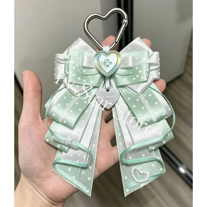 Light luxury high-end bow bag hanging DIY material Lolita painful packaging decoration wasteland style mint green pendant